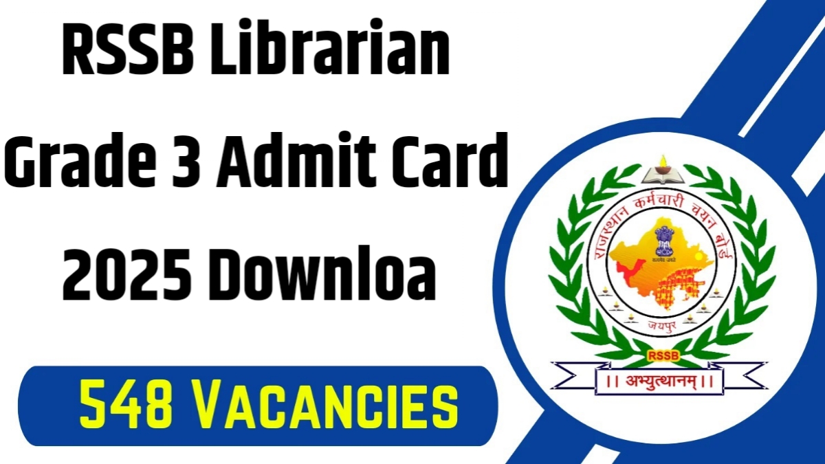 RSSB Librarian Grade 3 Admit Card 2025