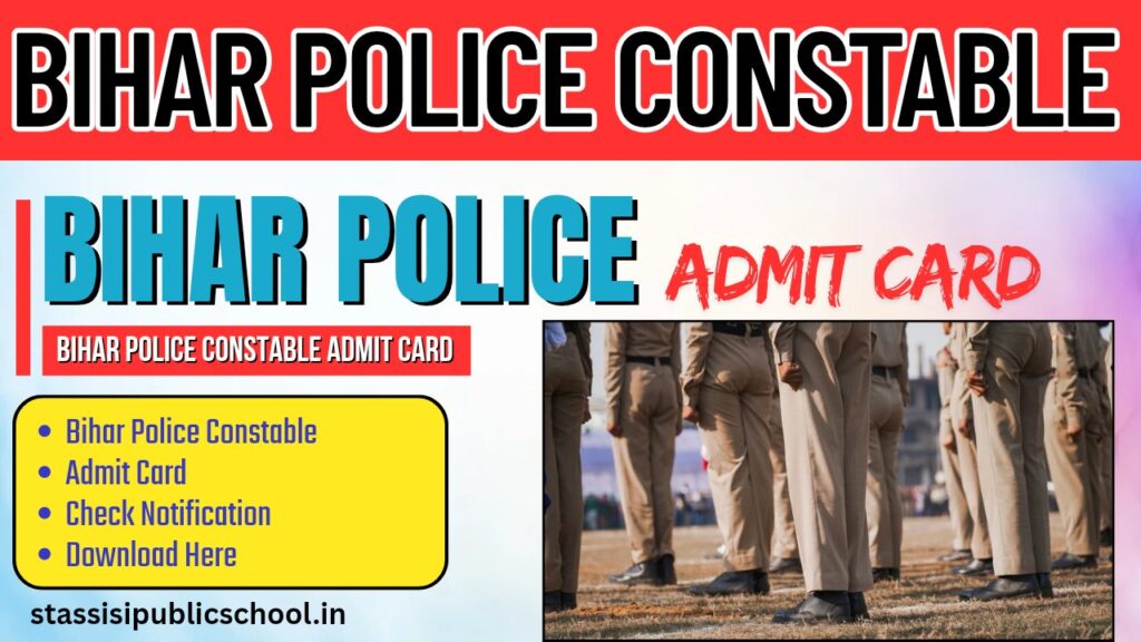 Bihar Police Constable Admit Card 2025
