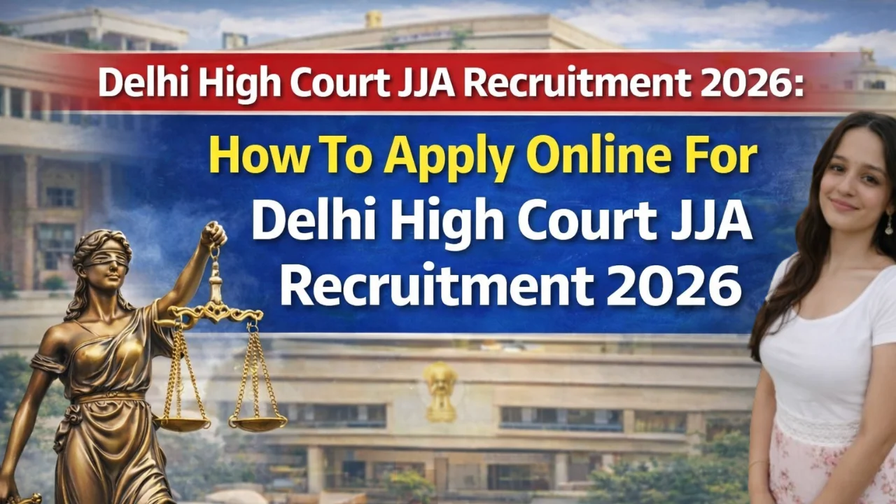 Delhi High Court JJA Recruitment 2026