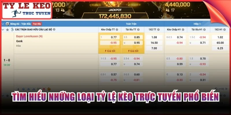 Tìm hiểu những loại tỷ lệ kèo trực tuyến bóng đá phổ biến